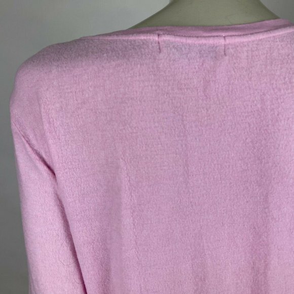 Dream Scene Rose All Day Sweatshirt Long Sleeve Pullover Scoop Neck Women L‎ - Picture 8 of 11